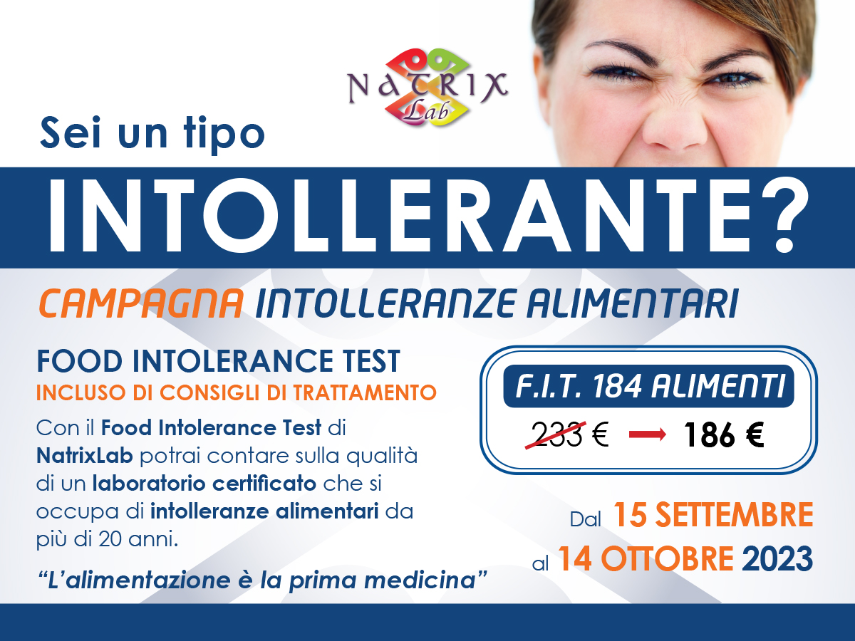 INTOLLERANZE ALIMENTARI