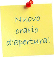 Sabato pomeriggio APERTO